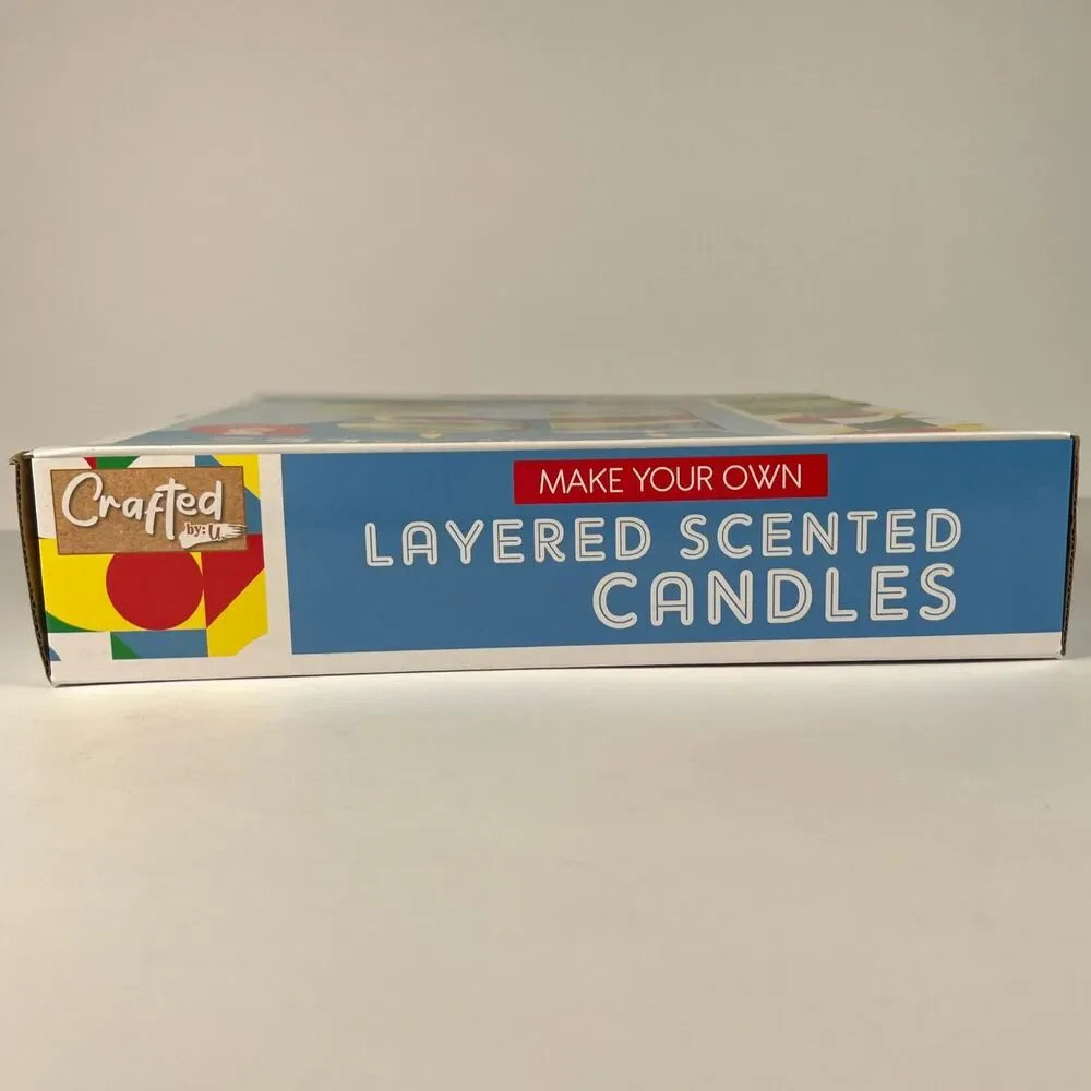 Make Your Own Layered Scented Candles 3 in Kit-Jars Wicks inc NEW SEALED BOX